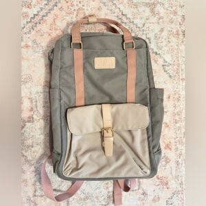 Nordace Pink and Gray Commuter Backpack